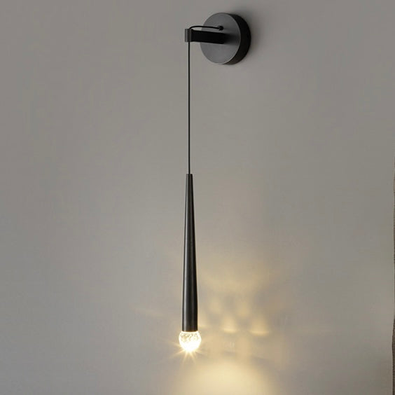 Mode Wall Lamp Modern Linear Gold Black Metal Living Room Bedroom