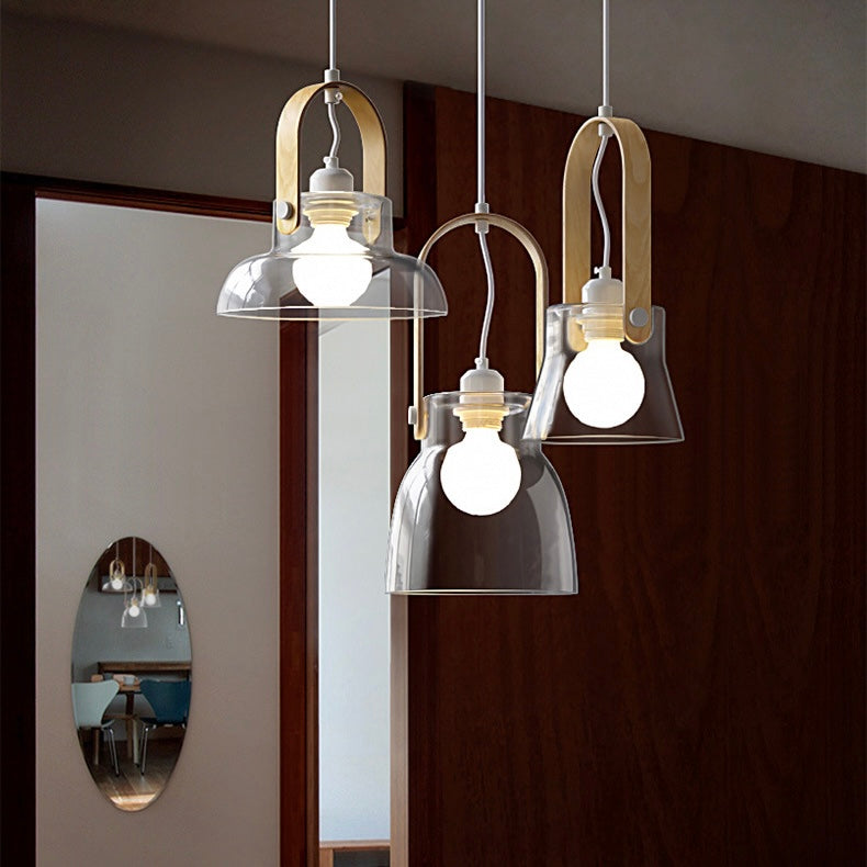 Nexa Pendant Light Vintage 3 Style Transparent Glass Living Room Bedroom