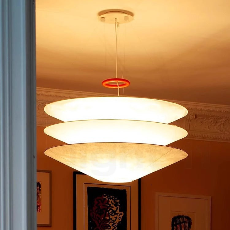 Nexa Pendant Light Medieval Wabi-Sabi Style Simplicity DuPont Paper Living Room