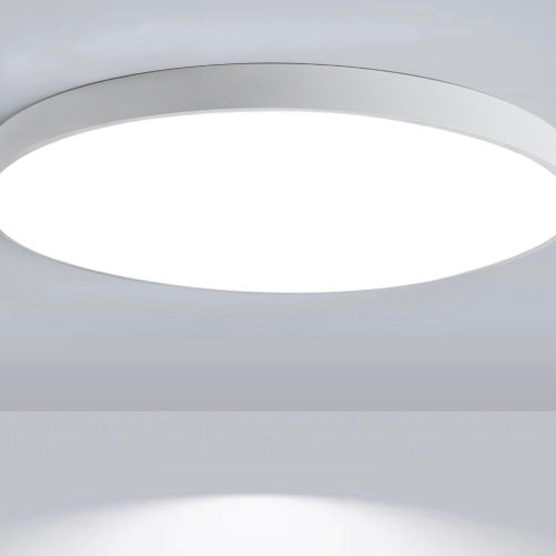 Soleil Ceiling Light Minimalist LED Metal White Living Room