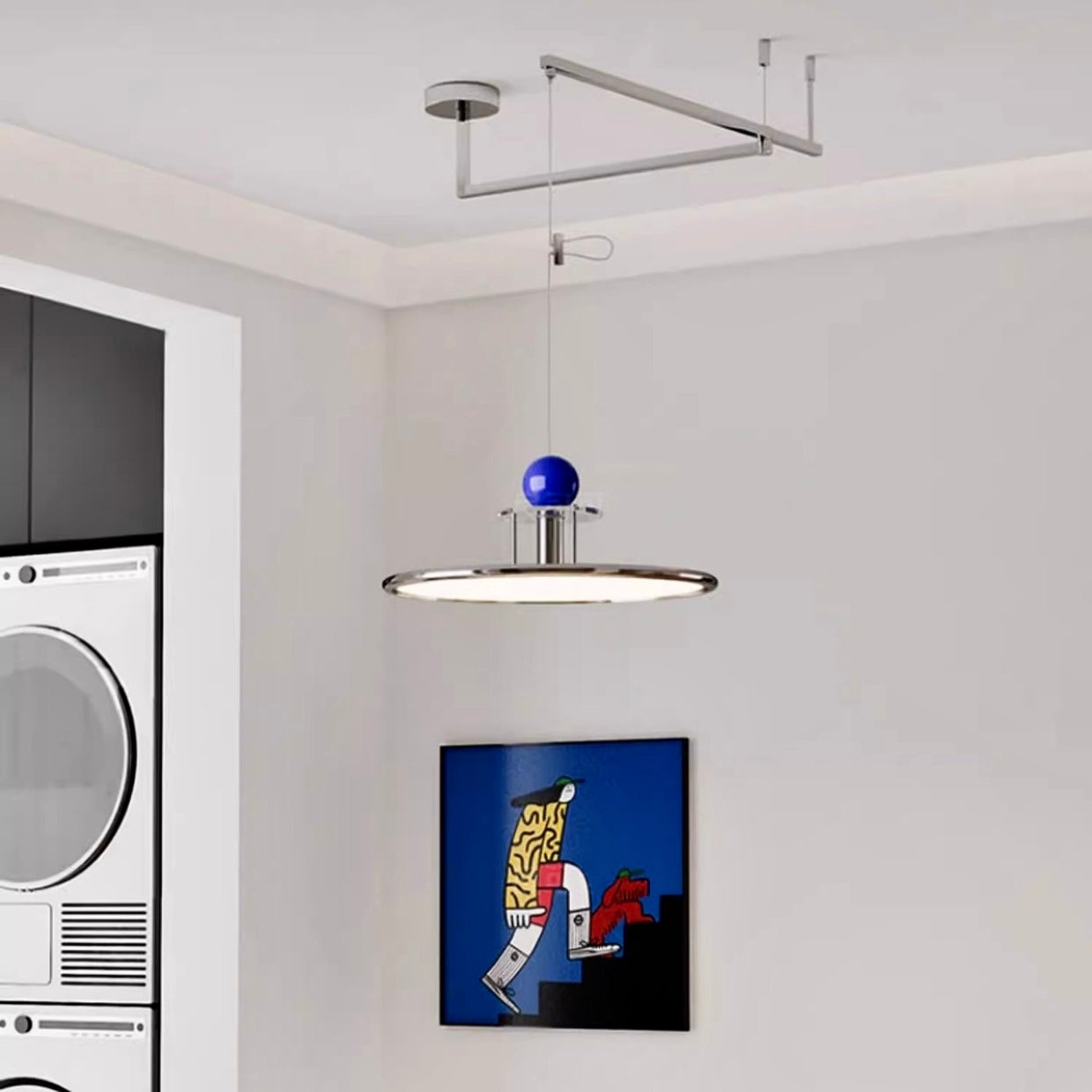 Zephyra Pendant Light Rocker Modern Designer Metal Living Room