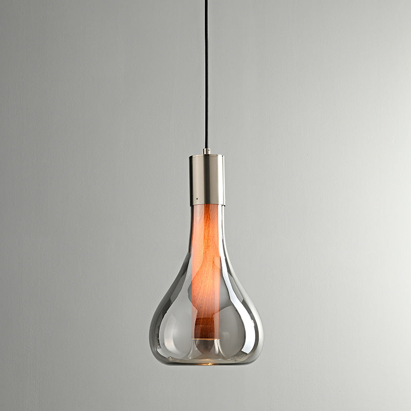 Halo Pendant Light Modern Designer Shade Metal Glass Living Room Bedroom