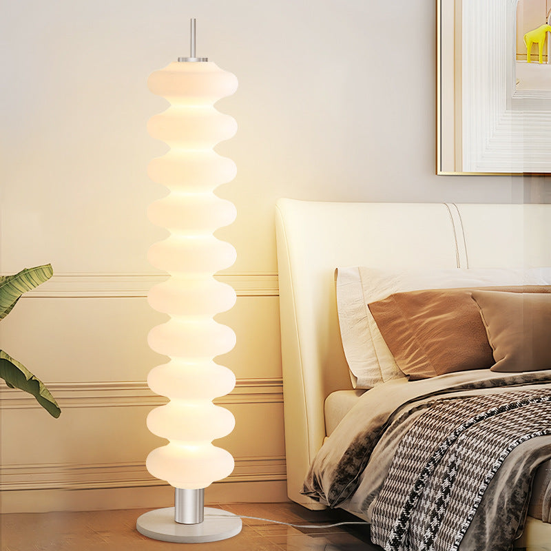 Elys Floor Lamp Modern Creamy Indoor Acrylic Living Room Bedroom