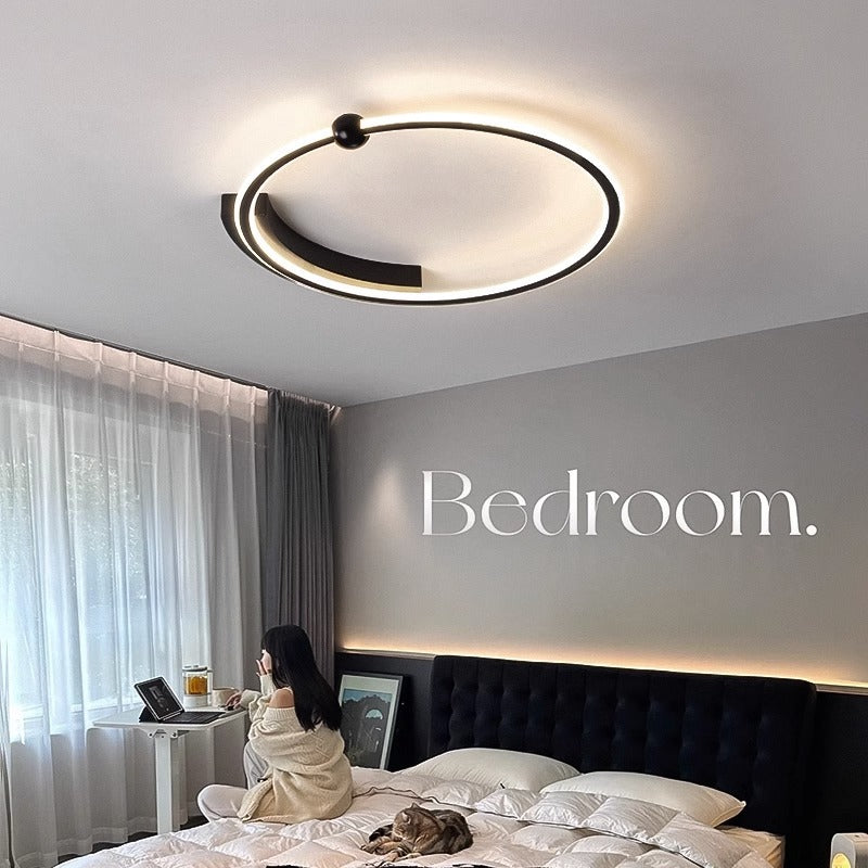 Elys Flush Mount Ceiling Light Modern Metal Indoor Living Room