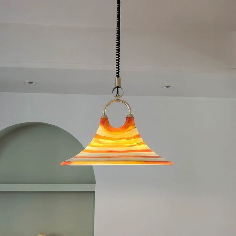 Zephyra Pendant Light Painted Creations Modern Glass Living Room