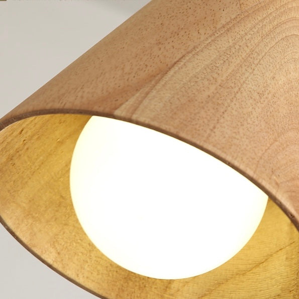 Mode Pendant Light Modern Wabi-Sabi Indoor Wood Living Room