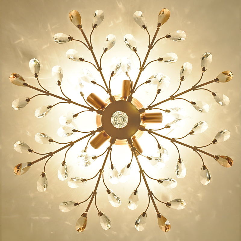Aura Chandelier Vintage Elegant Crystal Bedroom Living Room