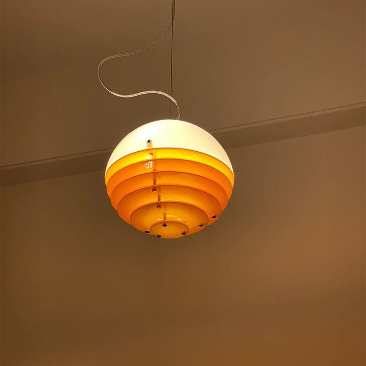 Yono Pendant Light Vintage Sunsets Bauhaus Glass Indoor Living Room