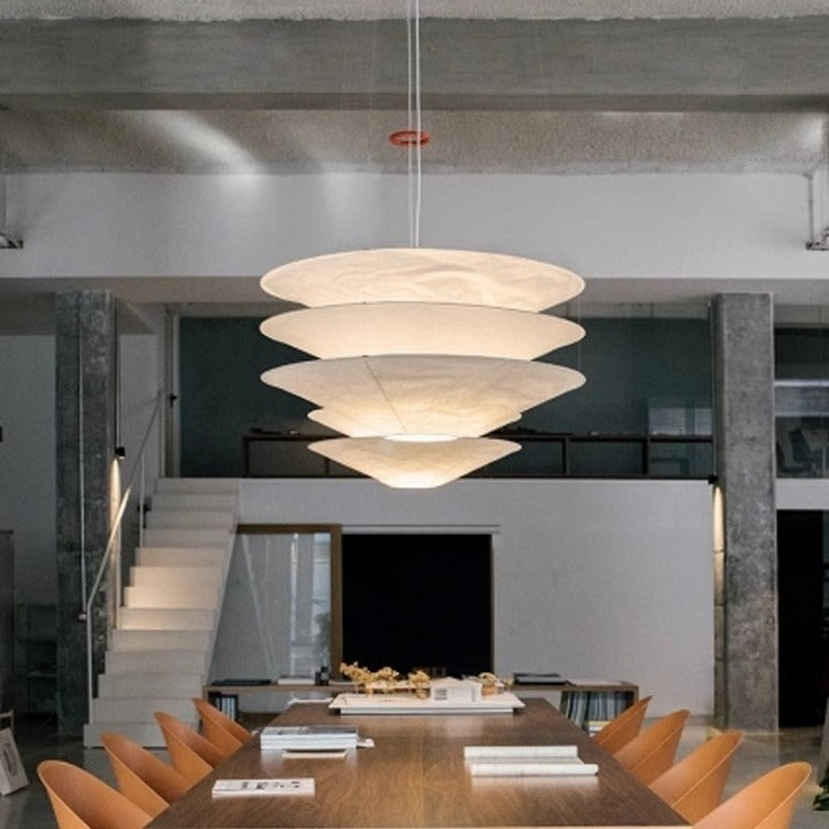 Nexa Pendant Light Medieval Wabi-Sabi Style Simplicity DuPont Paper Living Room