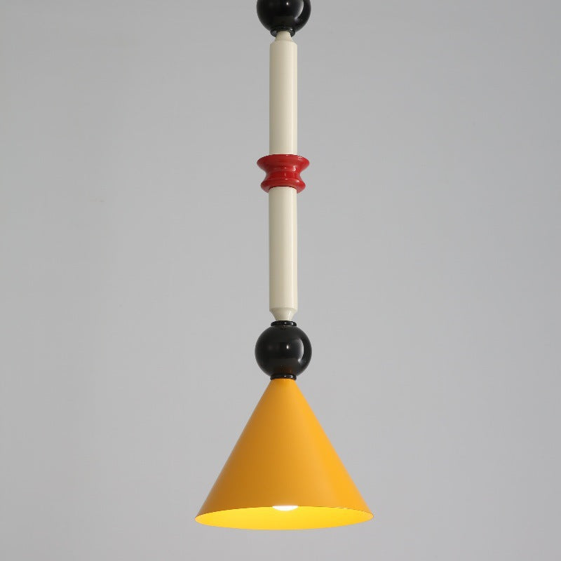 Yono Pendant Light Memphis Colourful Medieval Style Metal Bedroom