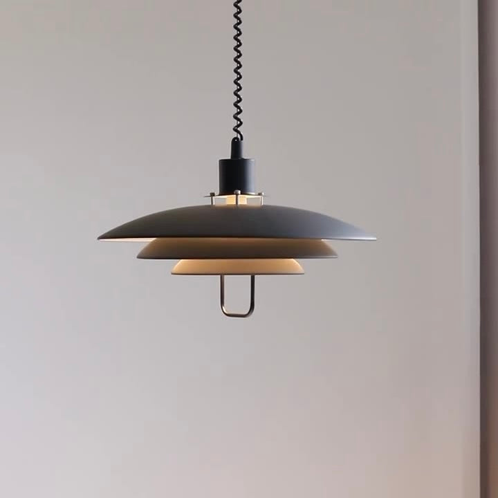 Zephyra Pendant Light Modern Lifting Telescopic Adjustment Metal Living Room