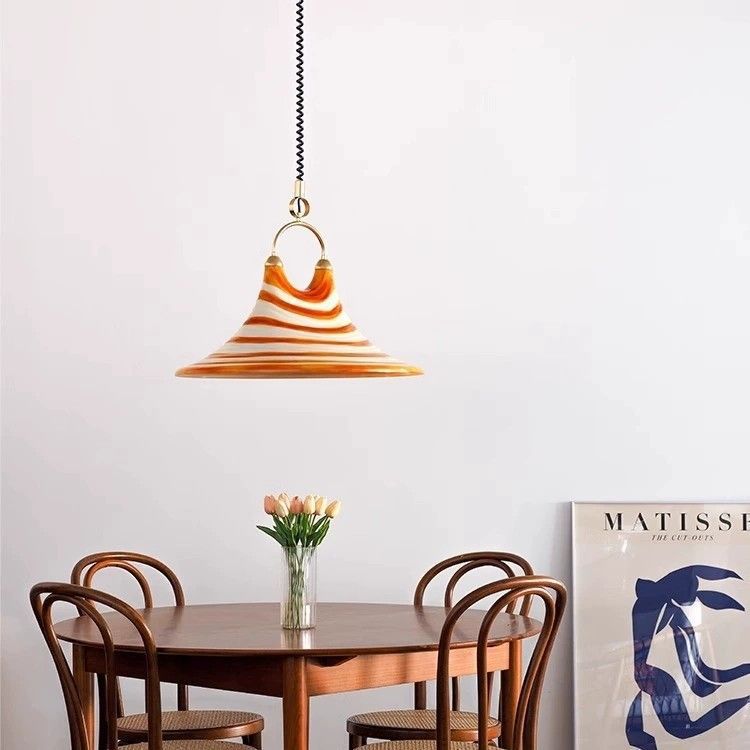 Zephyra Pendant Light Painted Creations Modern Glass Living Room