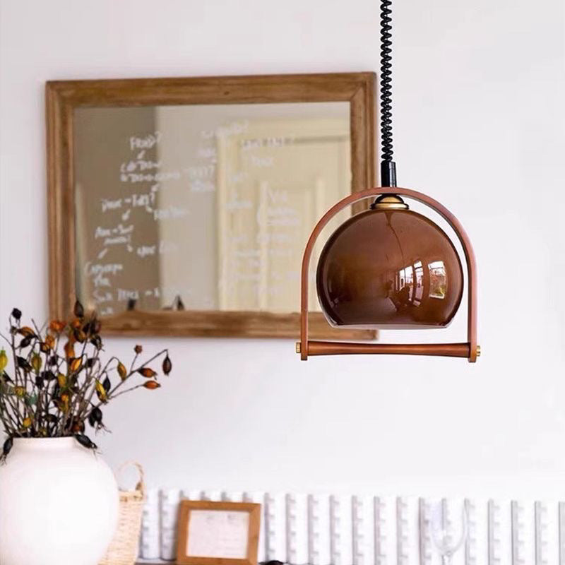 Mode Pendant Light Modern Telescoping Adjust Wood Living Room