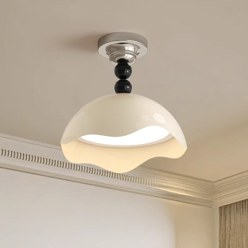 Yono Ceiling Light Eggshell Memphis Modern Cream Acrylic Bedroom