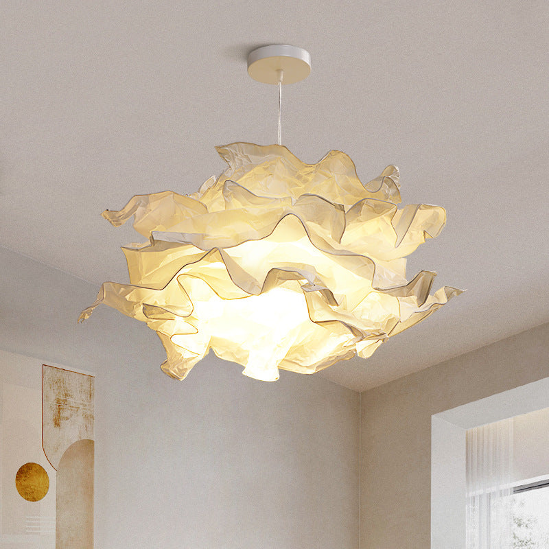 Yono Ceiling Light Flower Modern Design Cotton Metal Study