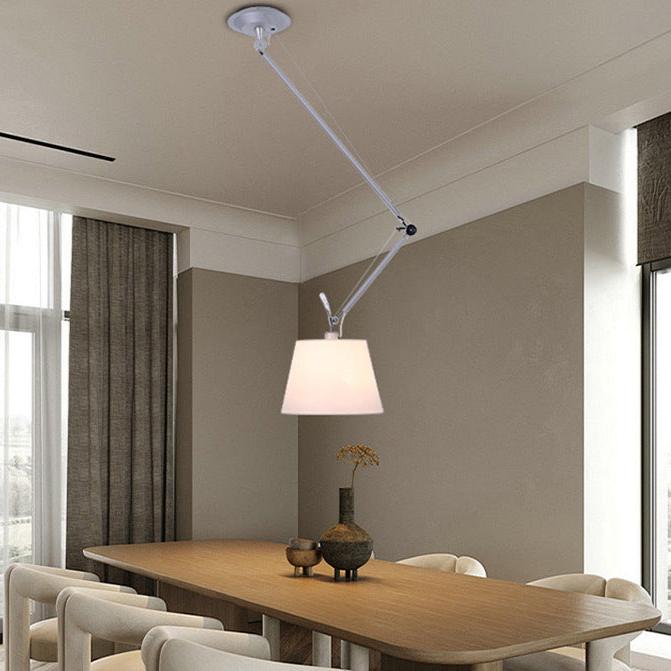 Elys Ceiling Light Rocking Arm Retro Mechanical Metal Bedroom Study