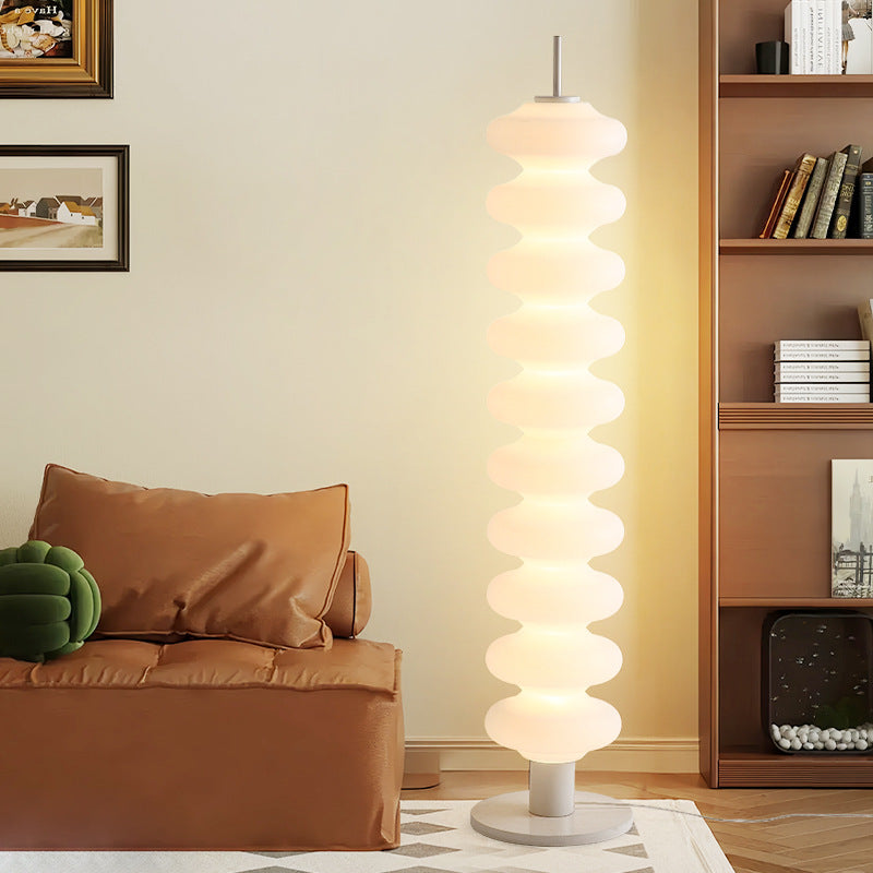 Elys Floor Lamp Modern Creamy Indoor Acrylic Living Room Bedroom