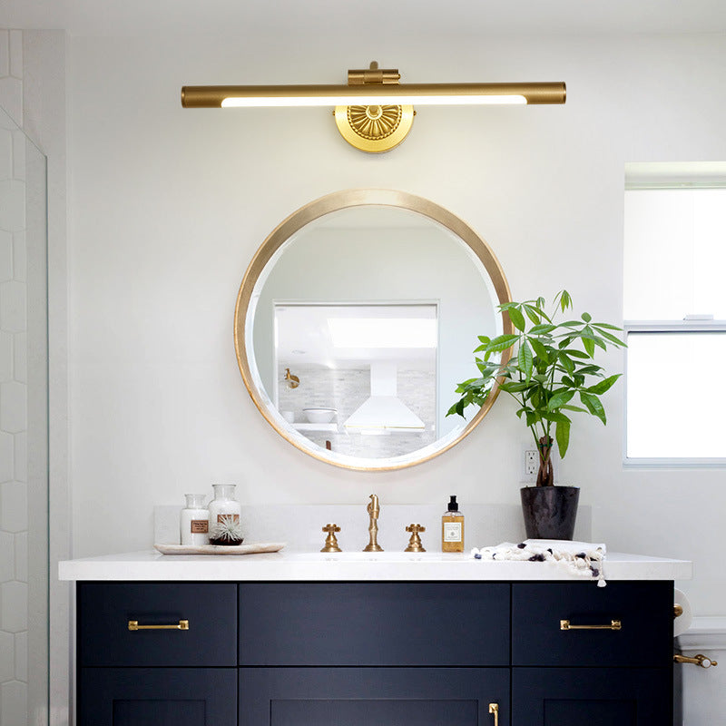 Mode Wall Lamp Vintage Bronze Linear Indoor Acrylic Bathroom
