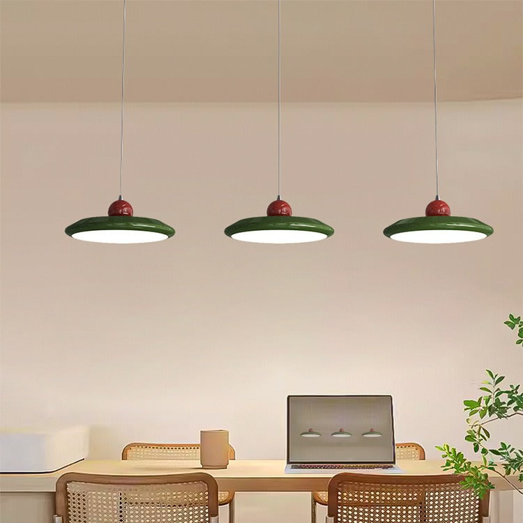 Yono Pendant Light Modern Simplicity 3 Head Cream Style Acrylic Living Room