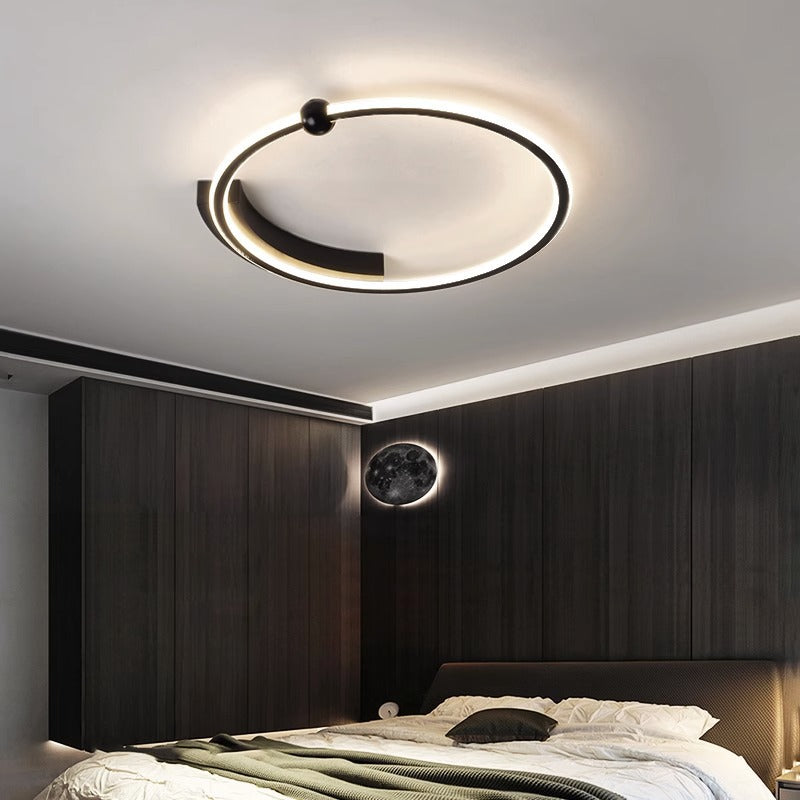 Elys Flush Mount Ceiling Light Modern Metal Indoor Living Room
