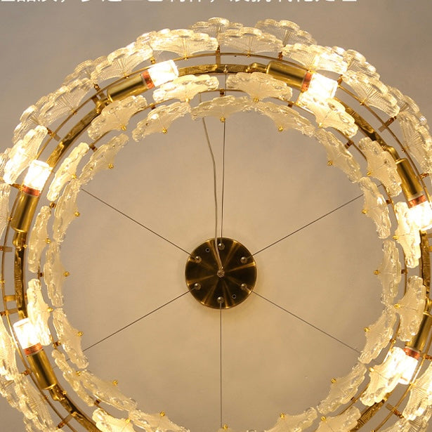 Aura Chandelier Vintage Retro Elegant Glass Bedroom Living Room