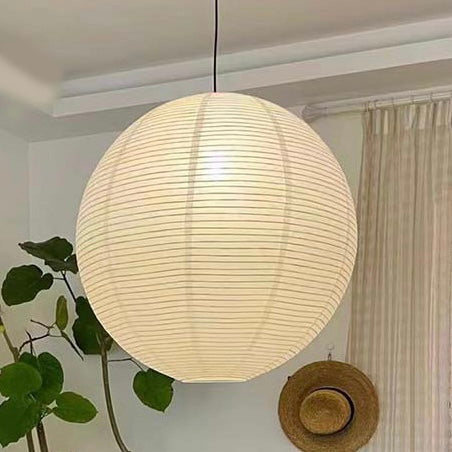 Nexa Pendant Light Silk Modern Lantern Wabi-Sabi Polymer Living Room