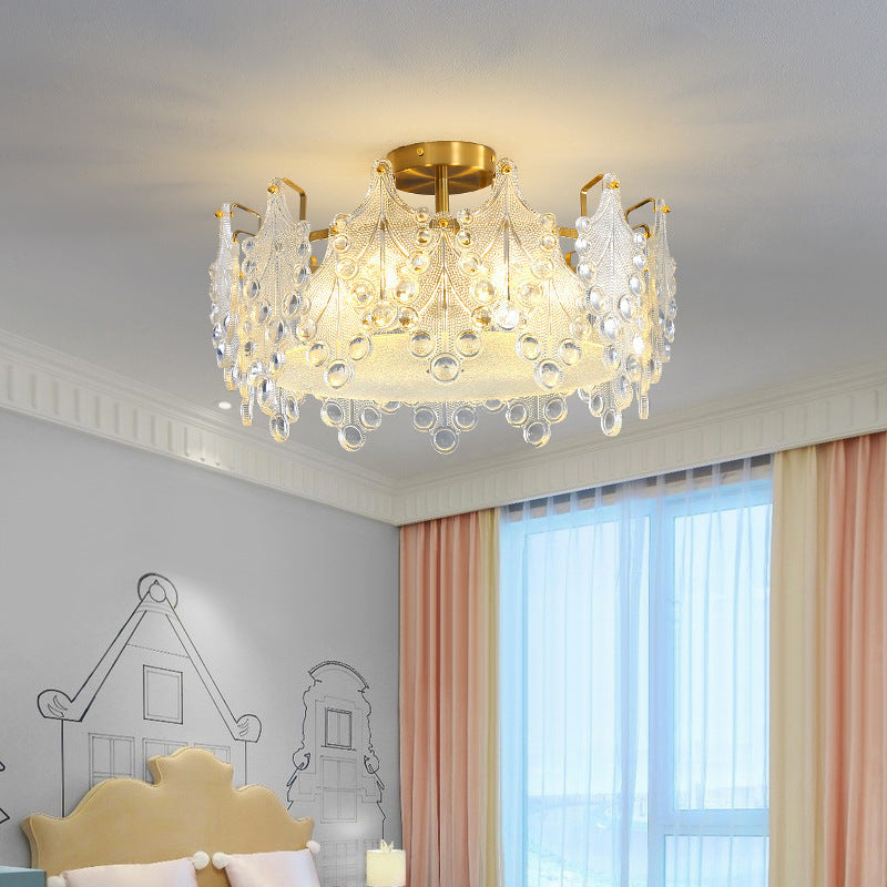 Aura Chandelier Vintage Retro Glass Bedroom Living Room