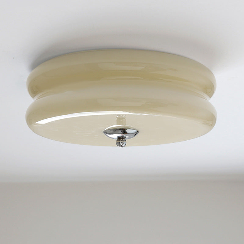 Halo Ceiling Light Medieval French Cream Breeze Simplicity Glass Bedroom