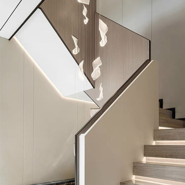 Aura Chandelier Luxury Modern Artist Disgner Acrylic Living Room