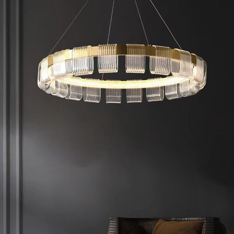 Aura Chandelier Vintage Retro Acrylic Bedroom Living Room