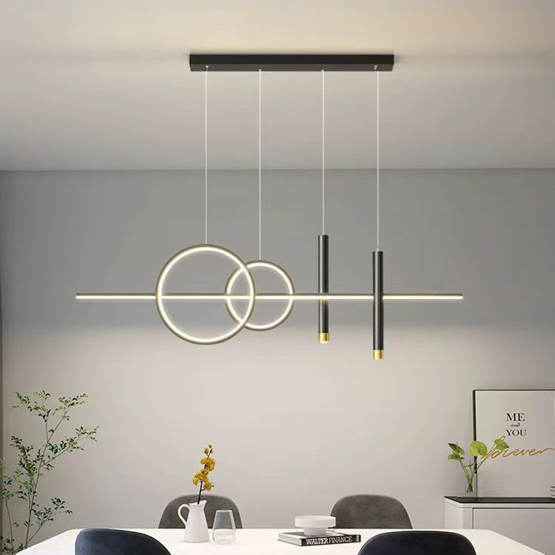 Elys Pendant Light Modern Linear Metal Bedroom Living Room