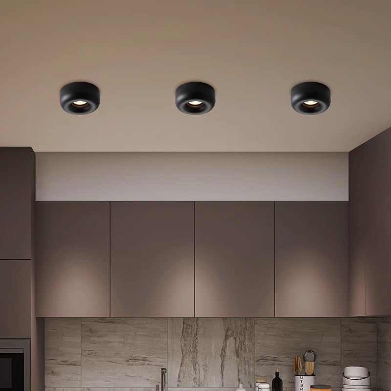 Elys Flush Mount Ceiling Light Modern Simple Metal LED Living Room