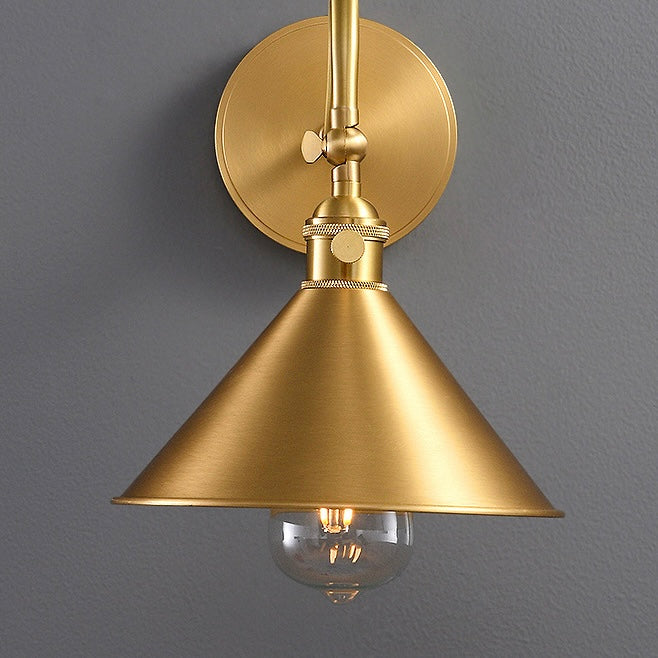 Mode Wall Lamp Luxury Simple Gold Copper Bedroom Dinning Room