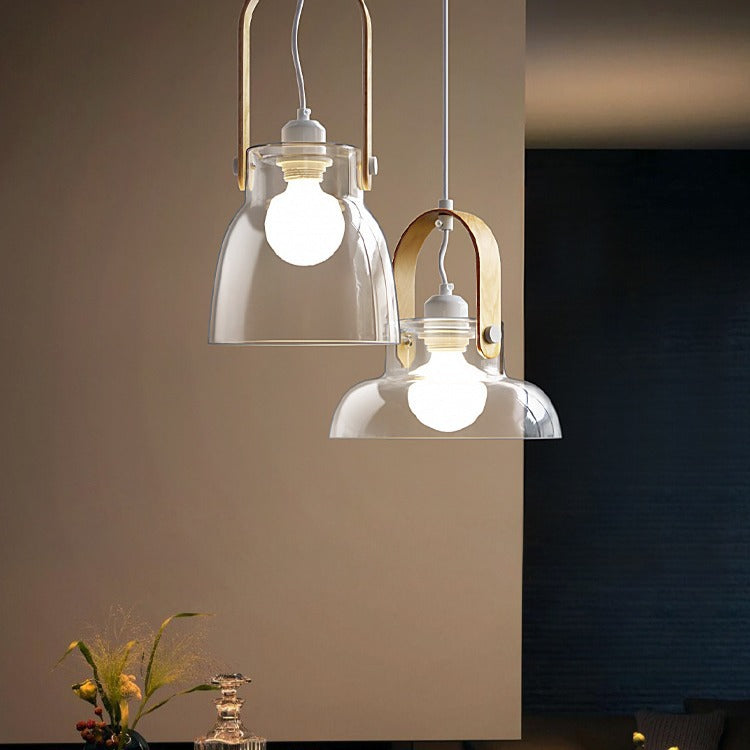 Nexa Pendant Light Vintage 3 Style Transparent Glass Living Room Bedroom
