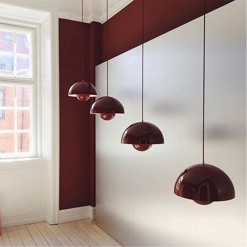 Halo Pendant Light Danish Pod Modern Simple Metal Bedroom Bar