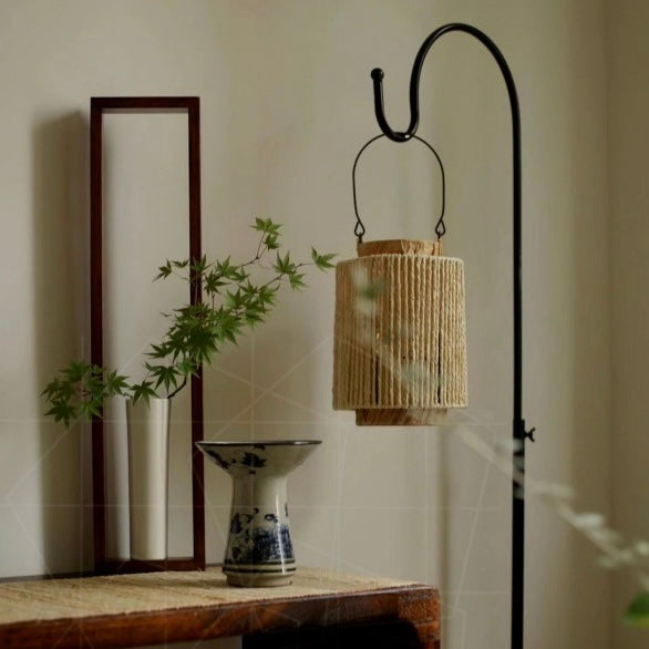 Noncu Pendant Light Vintage Indoor Wood Metal Living Room Garden