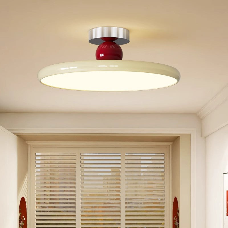 Yono Pendant Light Retro Cream Bauhaus Modern Metal Bedroom