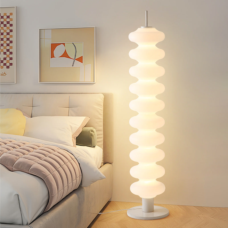 Elys Floor Lamp Modern Creamy Indoor Acrylic Living Room Bedroom