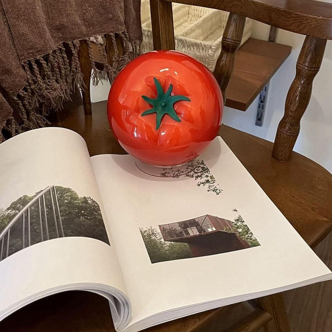 Yono Table Lamp Modern Tomato LED Glass Bedroom