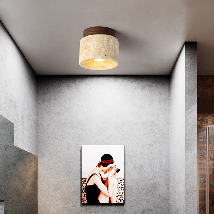 Noncu Ceiling Light Modern Wabi-Sabi Creative Arts Stone Living Room