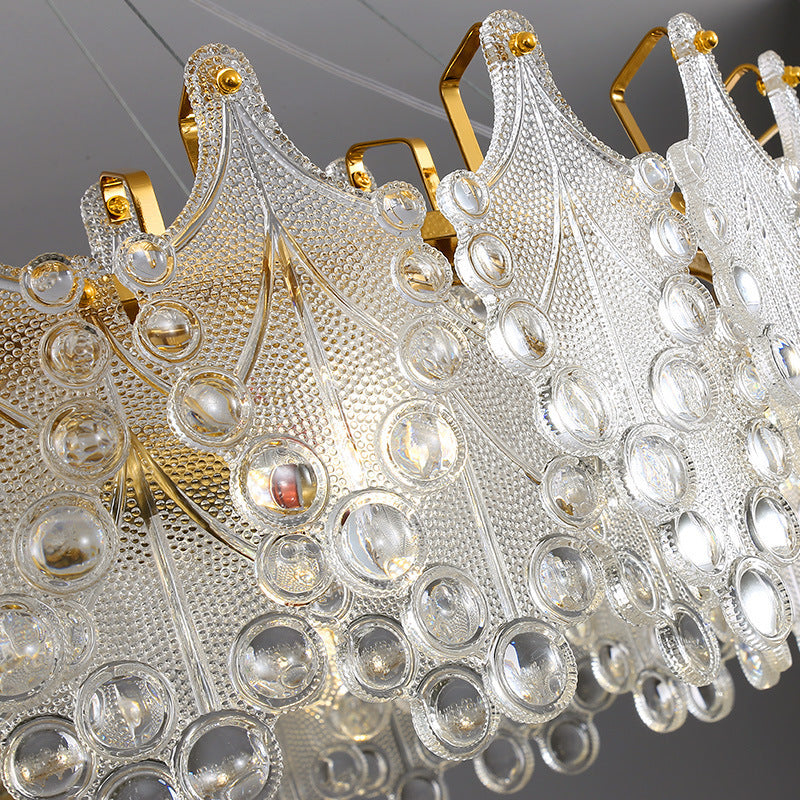 Aura Chandelier Vintage Retro Glass Bedroom Living Room