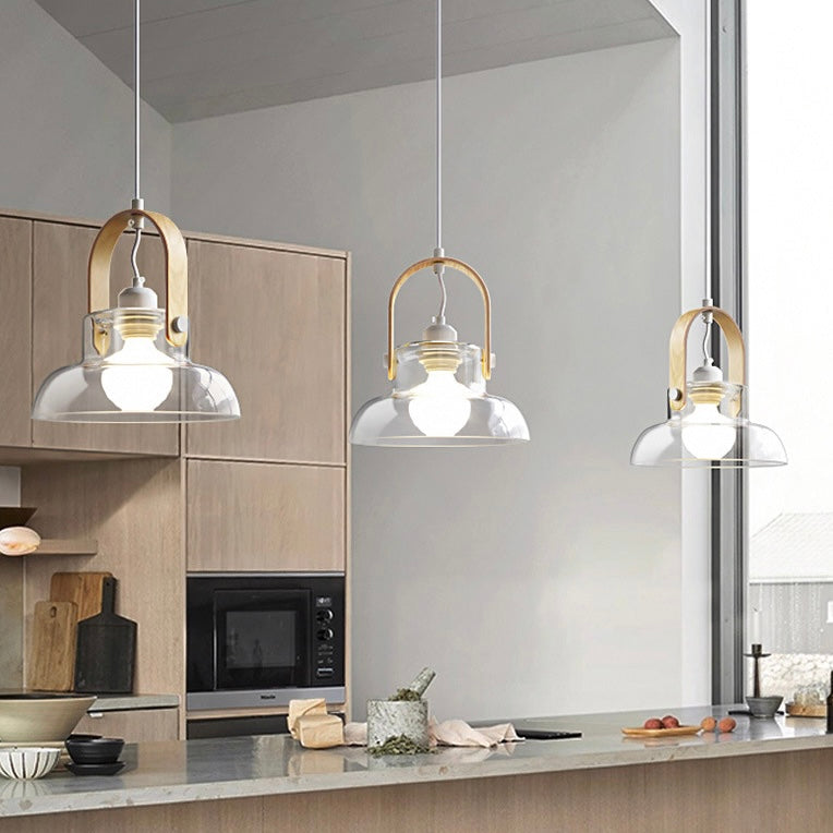 Nexa Pendant Light Vintage 3 Style Transparent Glass Living Room Bedroom