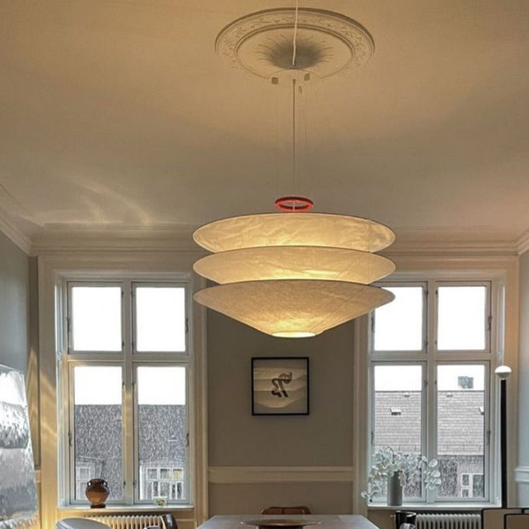 Nexa Pendant Light Medieval Wabi-Sabi Style Simplicity DuPont Paper Living Room