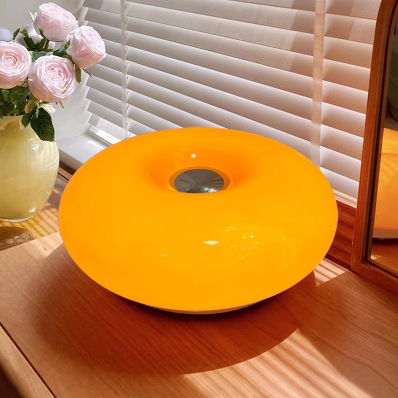 Halo Table Lamp Doughnut Modern Round Glass Living Room