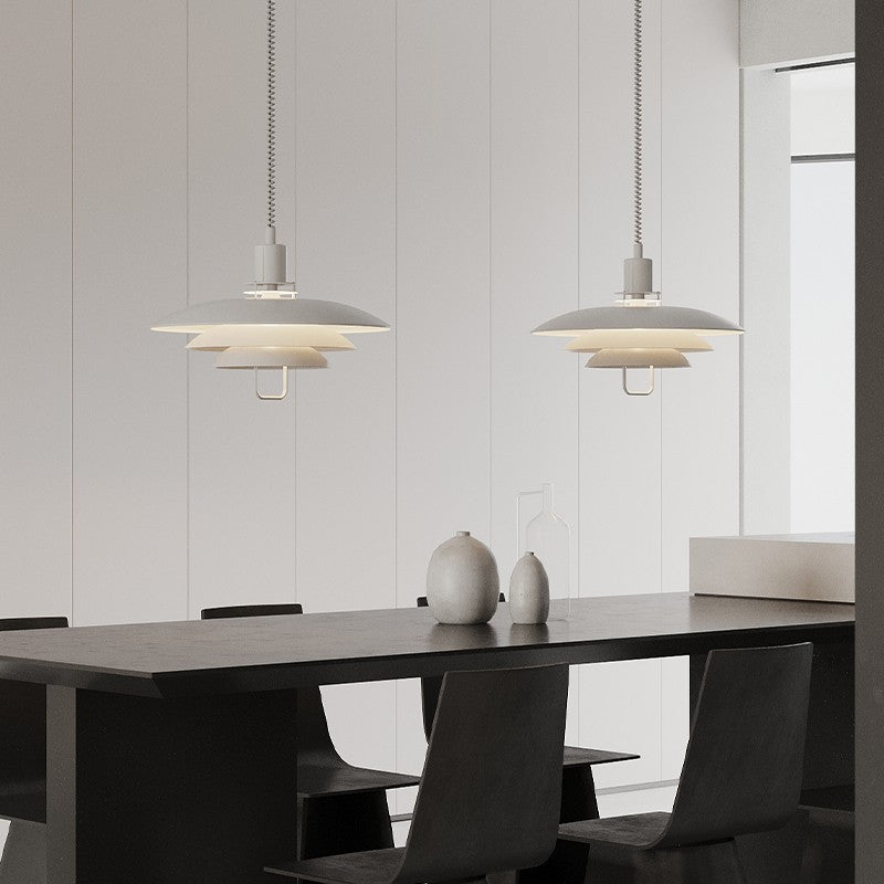 Zephyra Pendant Light Modern Lifting Telescopic Adjustment Metal Living Room