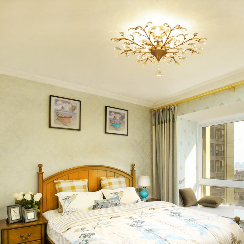 Aura Chandelier Vintage Elegant Crystal Bedroom Living Room