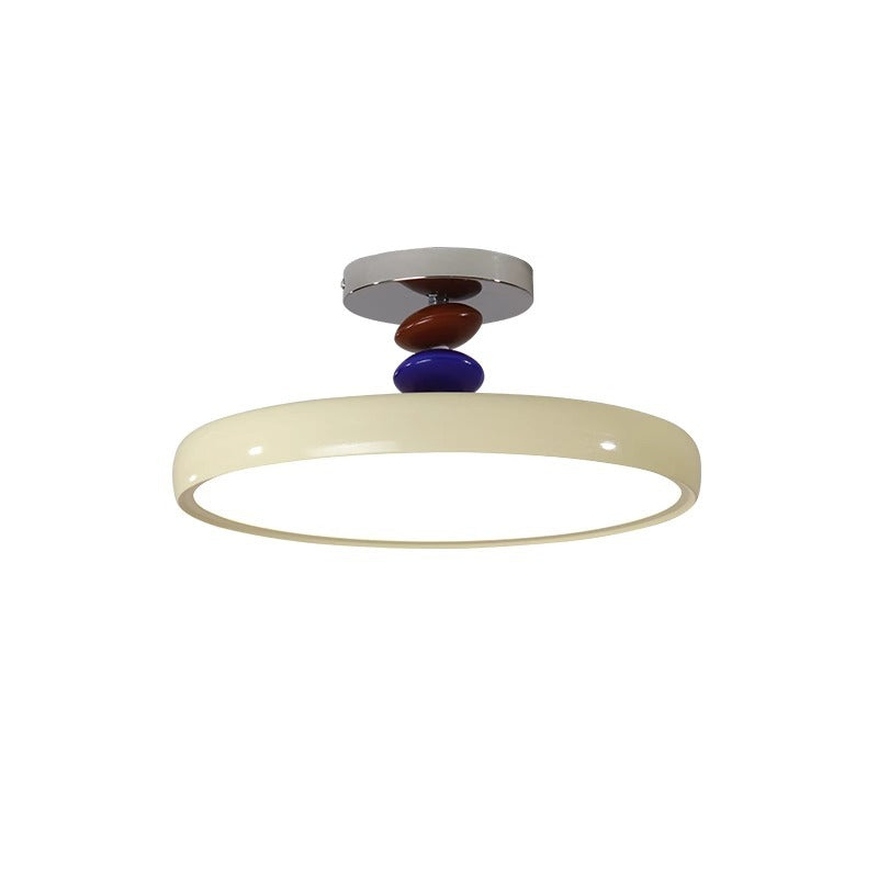 Yono Pendant Light Retro Cream Bauhaus Modern Metal Bedroom