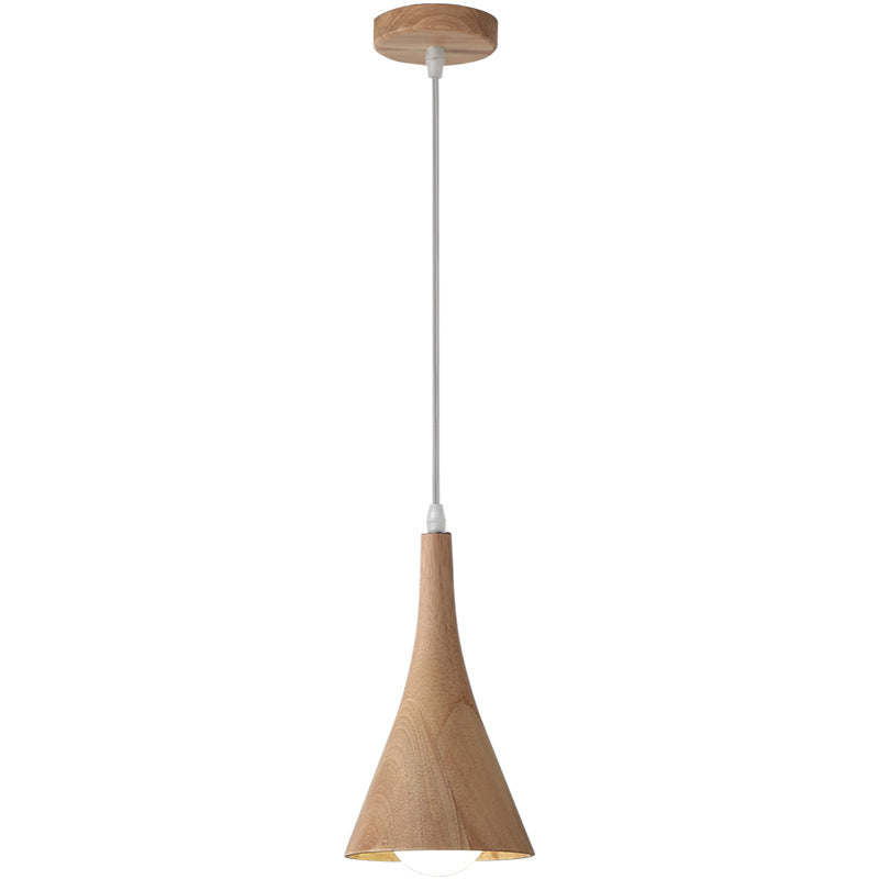 Mode Pendant Light Modern Wabi-Sabi Indoor Wood Living Room