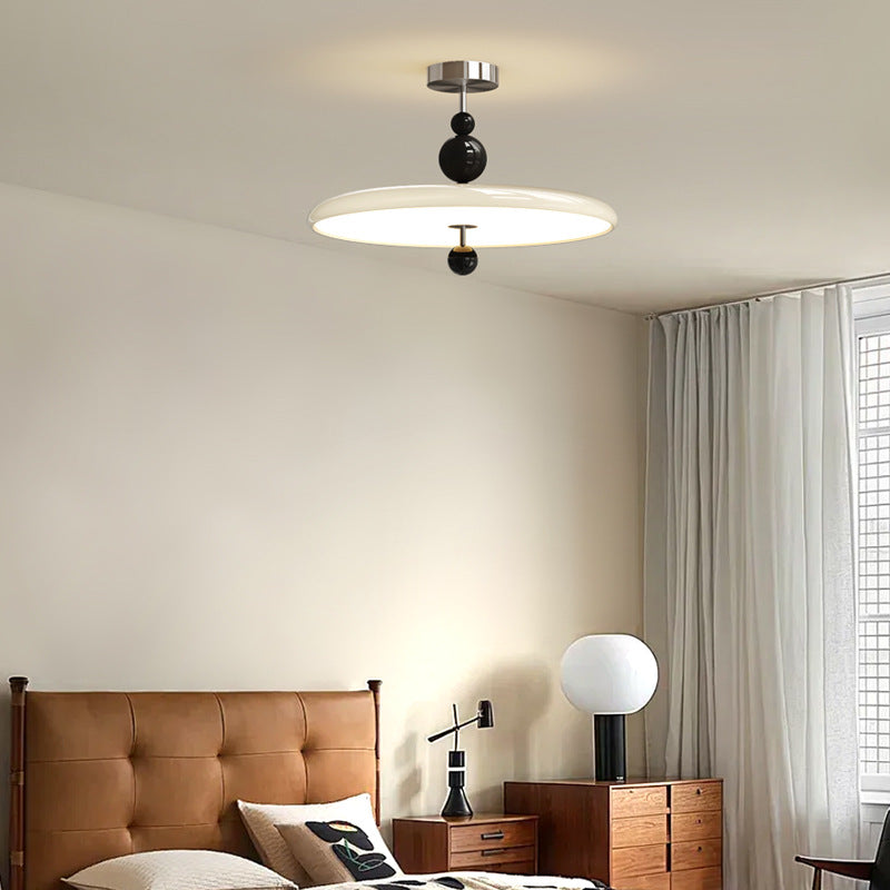 Zephyra Ceiling Light Wabi-Sabi Modern Walnut Cream Bedroom