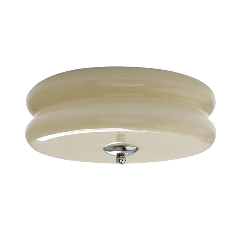 Halo Ceiling Light Medieval French Cream Breeze Simplicity Glass Bedroom